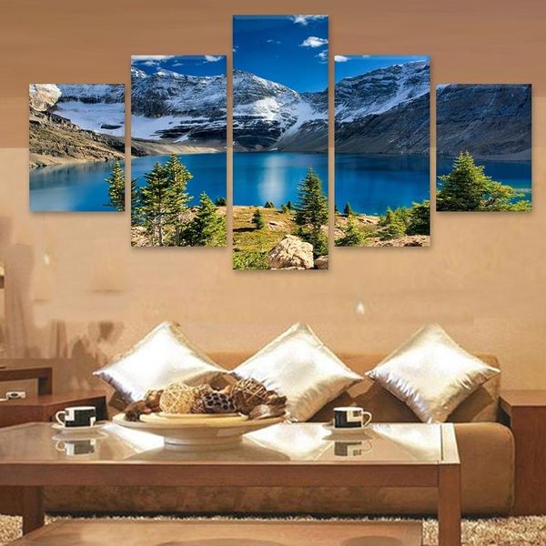 paintings wall art home decor painting 5 pcs snow mountains rivers natural landscape abstract print modern posters canvas modular picture
paintings wall art home decor painting 5 pcs snow mountains rivers natural landscape abstract print modern posters canvas modular picture