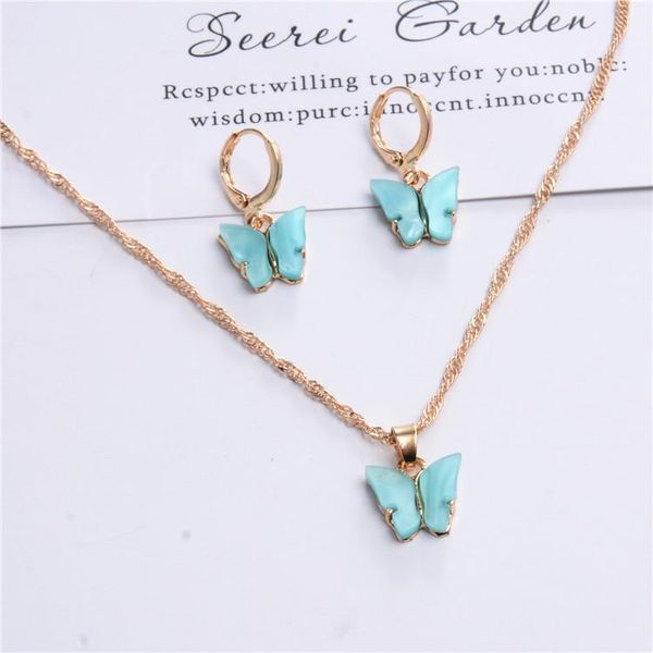 chains women colorful stainless steel butterfly cuban link resin necklace jewelry, Silver
chains women colorful stainless steel butterfly cuban link resin necklace jewelry, Silver