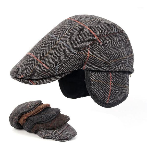 classic autumn 2020 winter beret men vintage plaid print earflap hat cotton peaked cap berets casquette homme ivy flat caps1, Blue;gray
classic autumn 2020 winter beret men vintage plaid print earflap hat cotton peaked cap berets casquette homme ivy flat caps1, Blue;gray