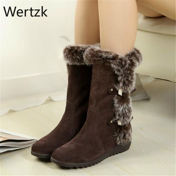 brown new winter women casual warm fur mid-calf boots shoes women slip-on round toe snow boots shoes muje plus size 35-42, Black
brown new winter women casual warm fur mid-calf boots shoes women slip-on round toe snow boots shoes muje plus size 35-42, Black