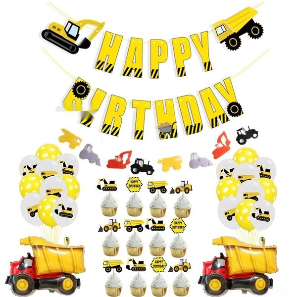 0zuif construction engineering vehicle excavator flag-pulling film balloon balloonset boy flag-pulling paper scraps aluminum balloon theme p
0zuif construction engineering vehicle excavator flag-pulling film balloon balloonset boy flag-pulling paper scraps aluminum balloon theme p