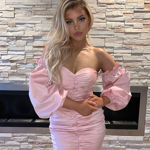 newasia garden off shoulder party women sweetheart neckline lantern sleeve ruffled ruched dresses bodycon pink dress y200805, Black;pink
newasia garden off shoulder party women sweetheart neckline lantern sleeve ruffled ruched dresses bodycon pink dress y200805, Black;pink