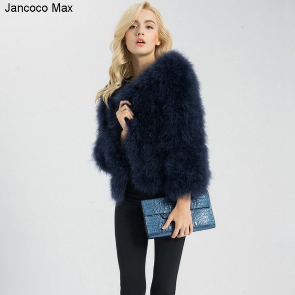 jancoco max women 2019 real fur coat genuine ostrich feather fur winter jacket retail / wholesale t200319, Black;brown
jancoco max women 2019 real fur coat genuine ostrich feather fur winter jacket retail / wholesale t200319, Black;brown