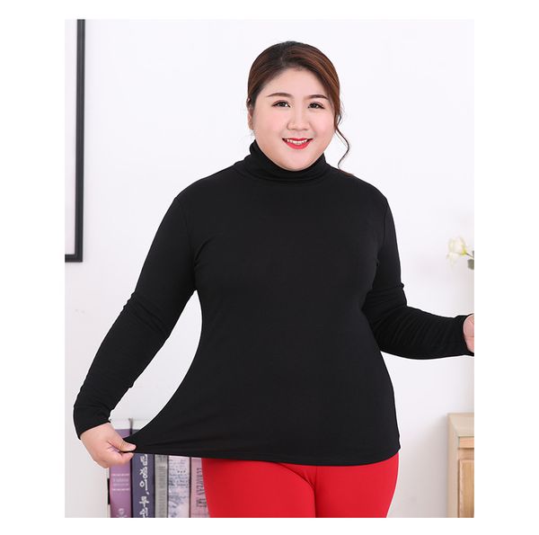 plus size thermal underwear turtleneck shirts for women 6xl long sleeve pure cotton ladies large warming winter clothes, Black;pink
plus size thermal underwear turtleneck shirts for women 6xl long sleeve pure cotton ladies large warming winter clothes, Black;pink