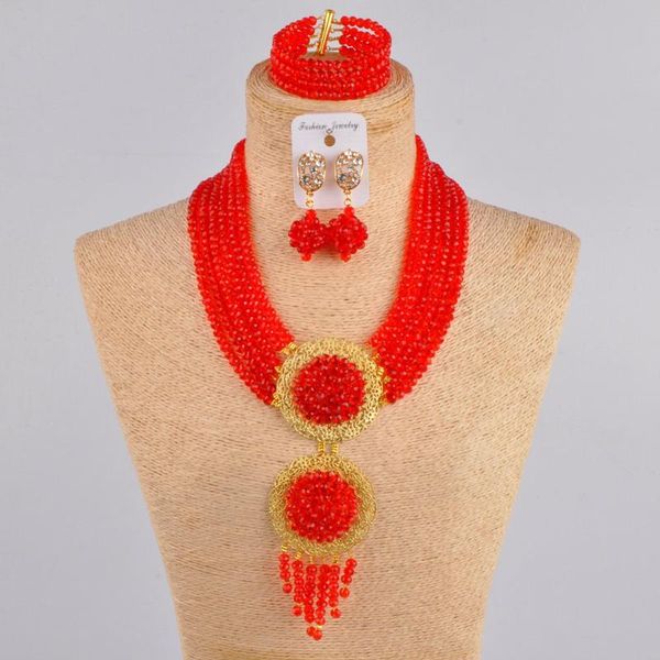 african wedding beads red jewelry set nigerian necklace crystal jewelry set for women 6cls01, Silver
african wedding beads red jewelry set nigerian necklace crystal jewelry set for women 6cls01, Silver