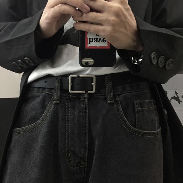ins men's fashion easy to wear simple young people's women's personalized jeans korean version of student's belt thin, Black;brown
ins men's fashion easy to wear simple young people's women's personalized jeans korean version of student's belt thin, Black;brown