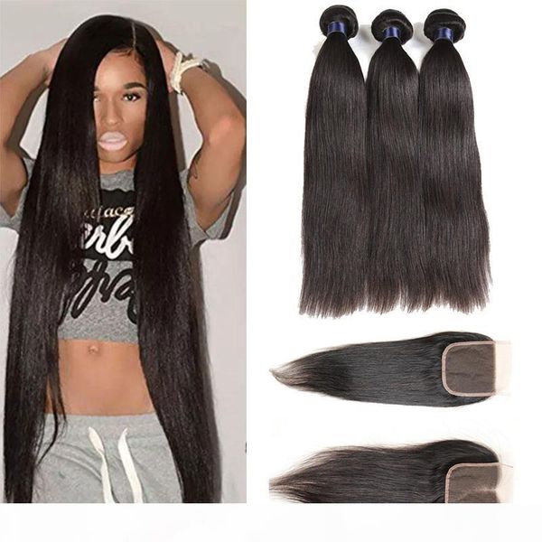 brazilian virgin hair weaves straight 3 bundles with lace closure malaysian human hair bundles with closure straight hair wefts, Black;brown
brazilian virgin hair weaves straight 3 bundles with lace closure malaysian human hair bundles with closure straight hair wefts, Black;brown