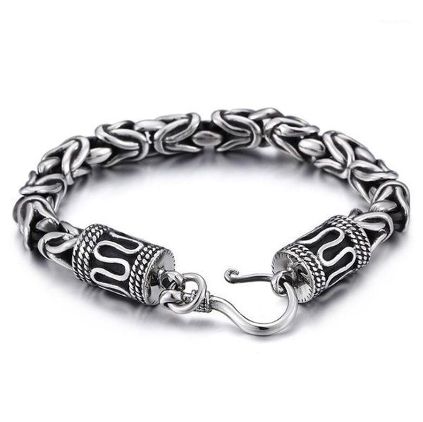classic dragon pattern retro fashion trend men's simple punk cool style retro metal carving exquisite animal bracelet1, Golden;silver
classic dragon pattern retro fashion trend men's simple punk cool style retro metal carving exquisite animal bracelet1, Golden;silver