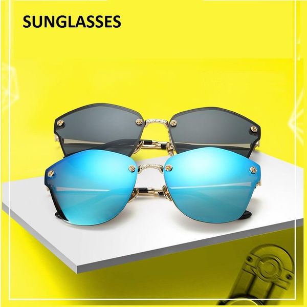 sunglasses width-143 rimless for women star ultralight female metal colorful lenses fashion brand summer lady mirror, White;black
sunglasses width-143 rimless for women star ultralight female metal colorful lenses fashion brand summer lady mirror, White;black