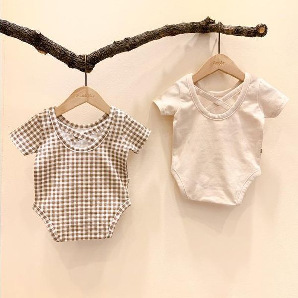 korean children's clothing bodysuit 2020 summer models boys and girls baby boys plaid soft cotton bodysuit1, Blue
korean children's clothing bodysuit 2020 summer models boys and girls baby boys plaid soft cotton bodysuit1, Blue
