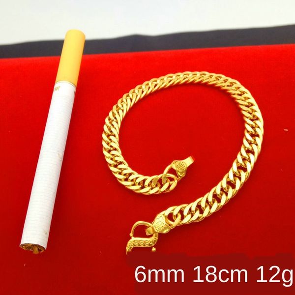 vietnam sand horsewhip male plated 24k gold bracelet imitation gold bracelet gold-plated fuzi tank flat boss chain vp1ds, Golden;silver
vietnam sand horsewhip male plated 24k gold bracelet imitation gold bracelet gold-plated fuzi tank flat boss chain vp1ds, Golden;silver