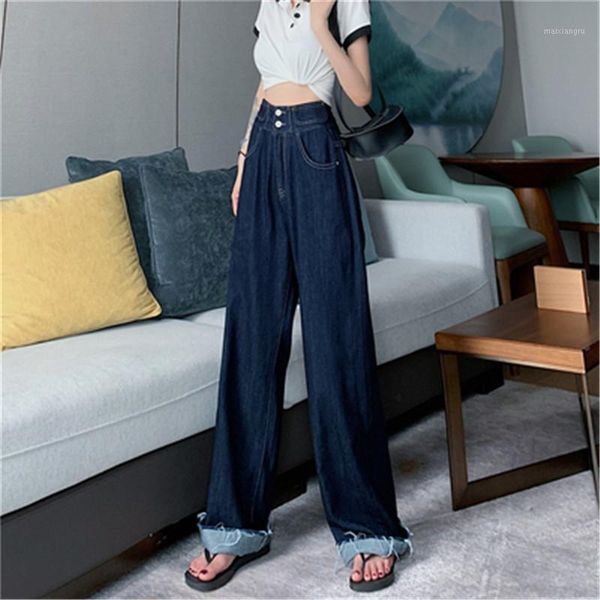2020 new arrivals crimping jeans for ladies with two buttons & pocket high waist denim trousers fashion chic women's pants1, Blue
2020 new arrivals crimping jeans for ladies with two buttons & pocket high waist denim trousers fashion chic women's pants1, Blue