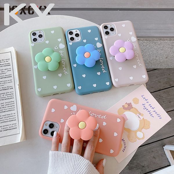 new 3d lovely flower holder stand kickstand soft phone case for iphone 11 pro max x xs xr 6s 7 8 plus cute cover fpr iphone se 2020 coque 
new 3d lovely flower holder stand kickstand soft phone case for iphone 11 pro max x xs xr 6s 7 8 plus cute cover fpr iphone se 2020 coque