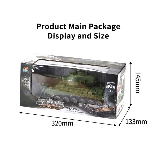 2020 vehicle model toy inertial simulation tank model can glide and move the joint to contain the doll fittings
2020 vehicle model toy inertial simulation tank model can glide and move the joint to contain the doll fittings