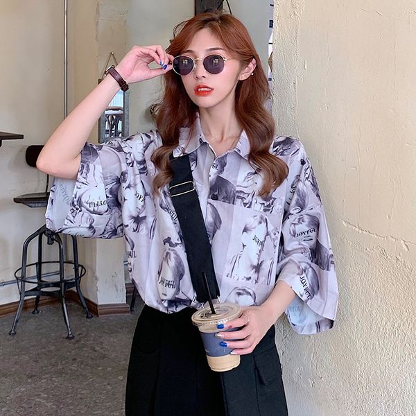 2021 new chiffon of casual women plus size hawaiian women's blouses fashion short sleeve printing shirts ladies summer uppj, White
2021 new chiffon of casual women plus size hawaiian women's blouses fashion short sleeve printing shirts ladies summer uppj, White