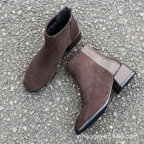 boots classics fashion womens ankle short round toe med vintage solid leisure mature winter big size shoes, Black
boots classics fashion womens ankle short round toe med vintage solid leisure mature winter big size shoes, Black