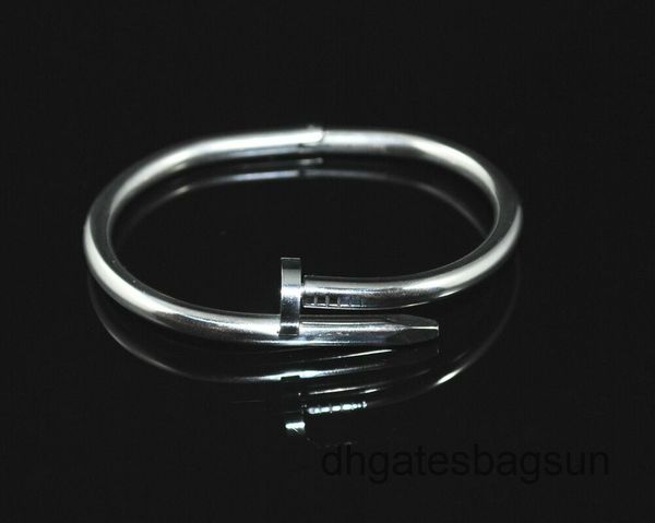 new m16 men 7" stainless steel spike nail design bangle bracelet cuff silver, Black
new m16 men 7" stainless steel spike nail design bangle bracelet cuff silver, Black