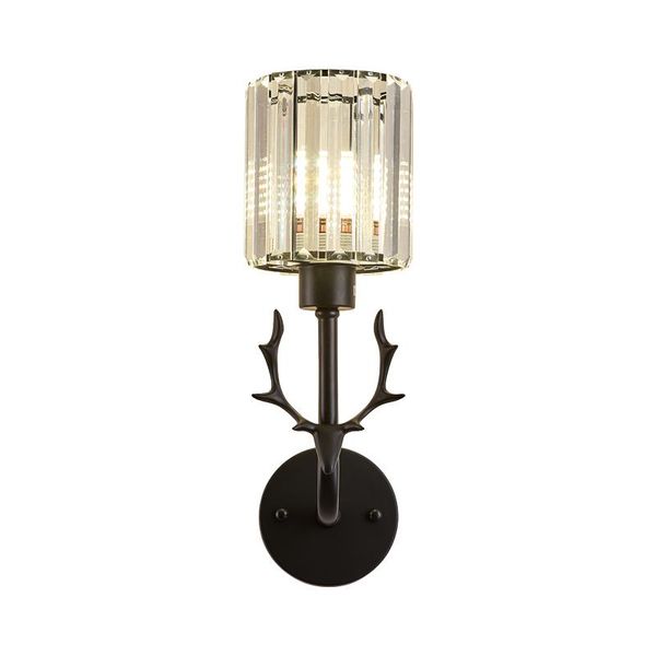 wall lamp nordic style led lights crystal lampshade american creative black/gold antlers aluminum sconce home decor
wall lamp nordic style led lights crystal lampshade american creative black/gold antlers aluminum sconce home decor