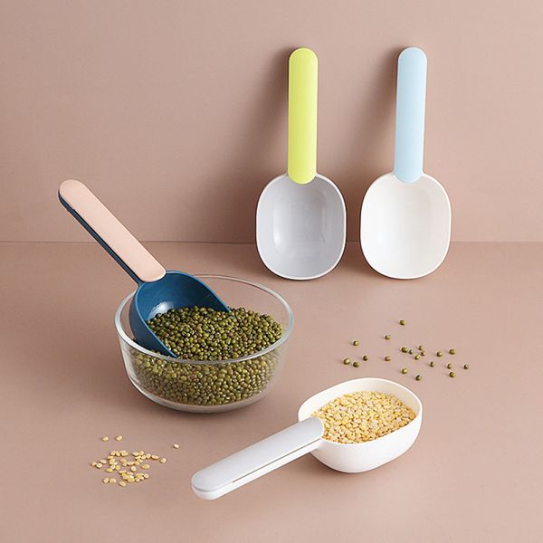 pet cat dog food shovel mutli-function feeding spoon with sealing bag clip creative measuring cup kitchen scoop q0109
pet cat dog food shovel mutli-function feeding spoon with sealing bag clip creative measuring cup kitchen scoop q0109