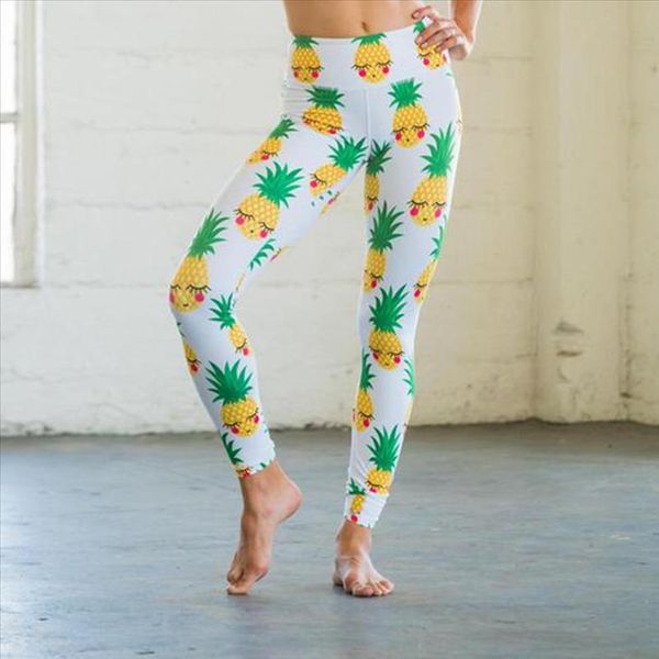 pineapple pattern fitness sportswear workout women fashion leggings high waist new legging push up women elastic force legging, Black
pineapple pattern fitness sportswear workout women fashion leggings high waist new legging push up women elastic force legging, Black
