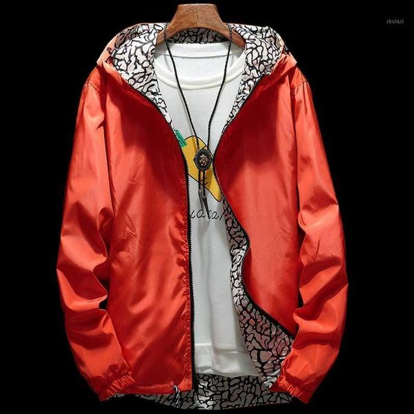 2018 new men's hooded jacket spring summer hip-hop double-sided jacket windbreaker casual sweethearts zipper coat outwear1, Black;brown
2018 new men's hooded jacket spring summer hip-hop double-sided jacket windbreaker casual sweethearts zipper coat outwear1, Black;brown