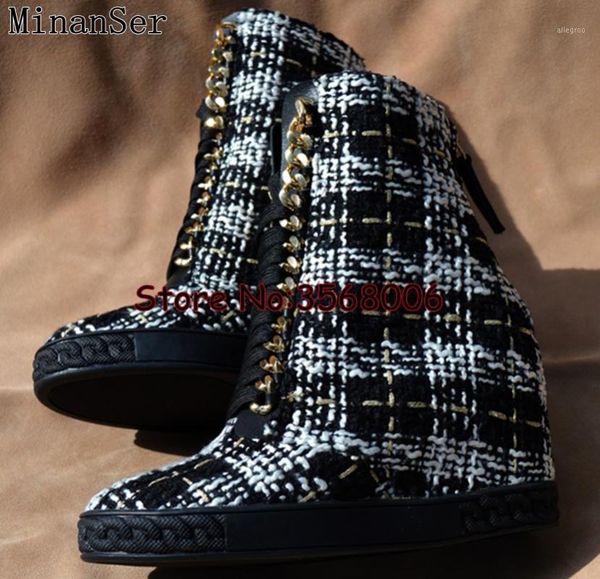 boots canvas braided platform height increasing women lace up ankle booties rome style high street lady casual shoes botas mujer1, Black
boots canvas braided platform height increasing women lace up ankle booties rome style high street lady casual shoes botas mujer1, Black