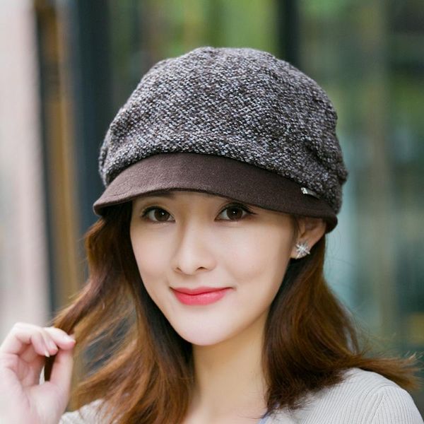 berets h7716 women korean beret cap autumn winter wool casual warm knitted hat lady leisure outdoor shopping fashion hats, Blue;gray
berets h7716 women korean beret cap autumn winter wool casual warm knitted hat lady leisure outdoor shopping fashion hats, Blue;gray