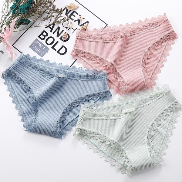 1pc/3pcs women lace bowknot cotton briefs lingerie causal panties set ladies underwear, Black;pink
1pc/3pcs women lace bowknot cotton briefs lingerie causal panties set ladies underwear, Black;pink