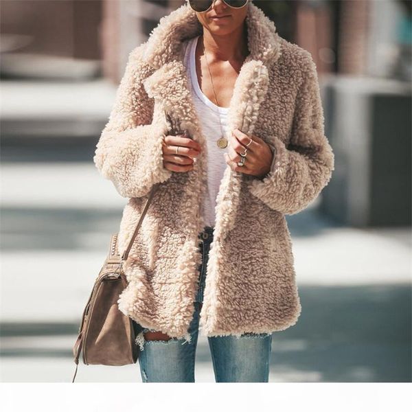 designer patchwork winter lamb coats turn down collar thick warm jacket coat womens open stitch outerwear, Black
designer patchwork winter lamb coats turn down collar thick warm jacket coat womens open stitch outerwear, Black