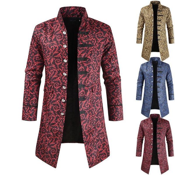 men's punk plus size s-5xl button windbreaker jackets polyester printed winter men's clothing casual vintage stand collar jacket1, Tan;black
men's punk plus size s-5xl button windbreaker jackets polyester printed winter men's clothing casual vintage stand collar jacket1, Tan;black