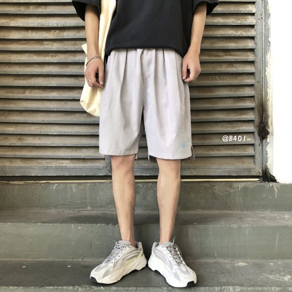 2020 summer new shorts men's loose capris korean sports casual and fashion brand pants, White;black
2020 summer new shorts men's loose capris korean sports casual and fashion brand pants, White;black