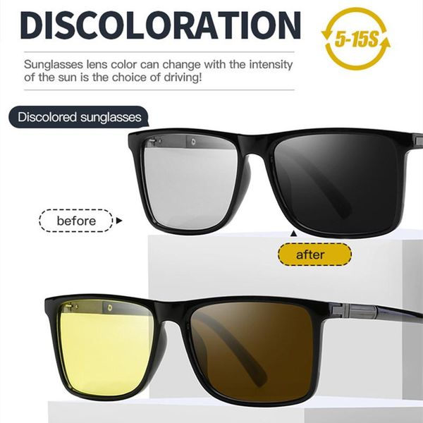 sunglasses 2021 square polarized driving pochromic day night vision goggle glasses women uv400 men s8850, White;black
sunglasses 2021 square polarized driving pochromic day night vision goggle glasses women uv400 men s8850, White;black