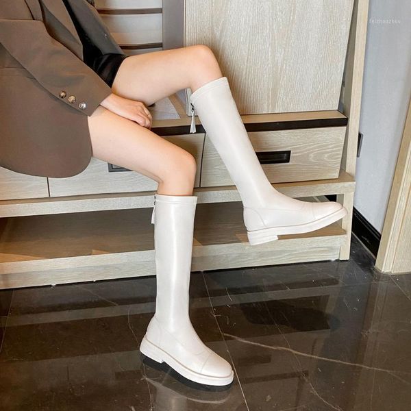 boots 2021 ins women knee high lady riding botas soft leather winter shoes platform square toe casual footwear white boots1, Black
boots 2021 ins women knee high lady riding botas soft leather winter shoes platform square toe casual footwear white boots1, Black