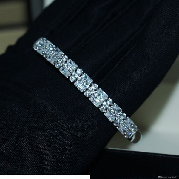 k choucong new arrival luxury jewelry 925 sterling silver princess cut white z cz diamond gemstones circle women wedding, Black
k choucong new arrival luxury jewelry 925 sterling silver princess cut white z cz diamond gemstones circle women wedding, Black