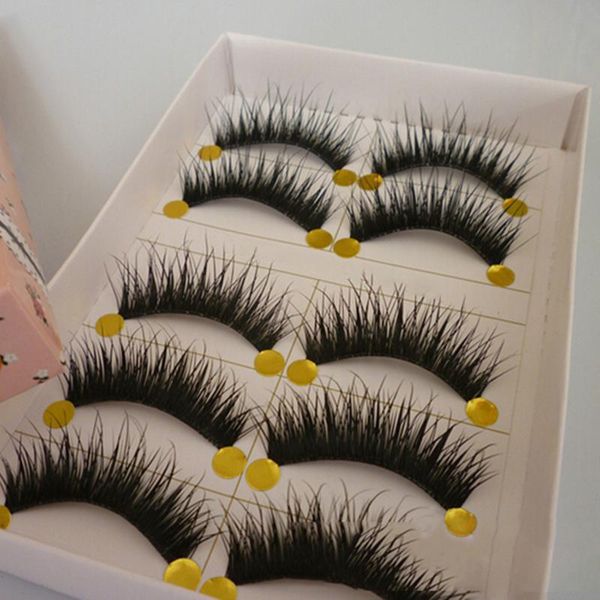5 pairs professional makeup eye lashes extension tools handmade long thick cross natural false eyelashes
5 pairs professional makeup eye lashes extension tools handmade long thick cross natural false eyelashes