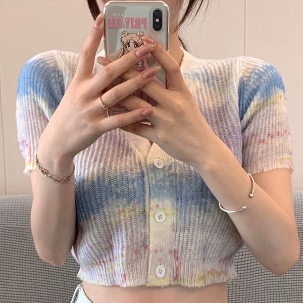 qozn7 looks early new knitwear jacketknitwear jacket tie dye rainbow women thin short sleeve v-neck jacket autumn thin short 2020 women a, White
qozn7 looks early new knitwear jacketknitwear jacket tie dye rainbow women thin short sleeve v-neck jacket autumn thin short 2020 women a, White