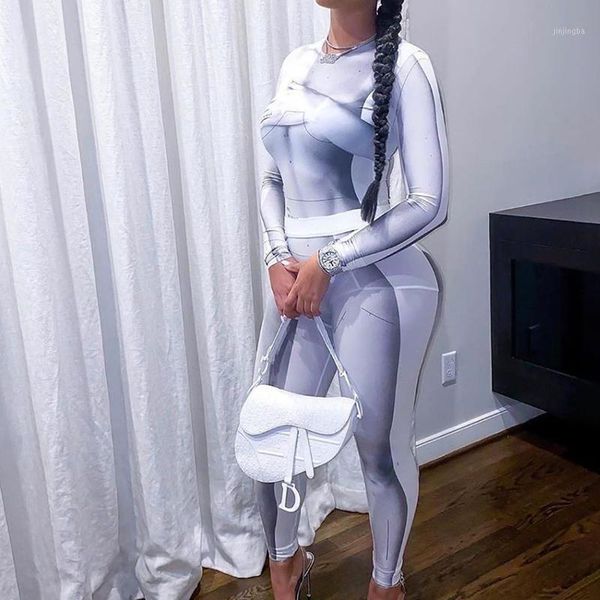skinny print white two piece set long sleeve autumn casual lounge wear blouses and long pants matching suits female kit1, Gray
skinny print white two piece set long sleeve autumn casual lounge wear blouses and long pants matching suits female kit1, Gray