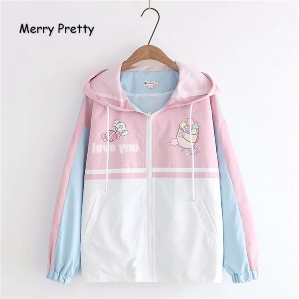 merry pretty women cartoon print contrast color basic jacket winter long sleeve hooded jacket casual zippers outerwear coat 201210, Black;brown
merry pretty women cartoon print contrast color basic jacket winter long sleeve hooded jacket casual zippers outerwear coat 201210, Black;brown