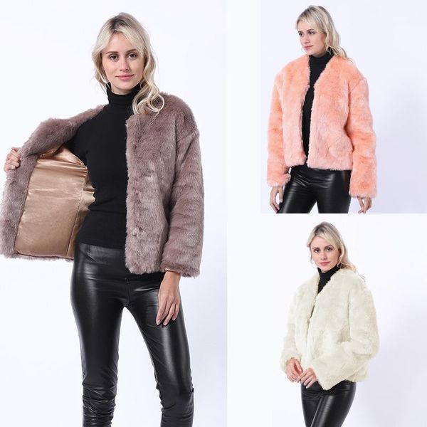 2021 autumn winter women short jackets faux fur coat women's fashion fur coat long sleeve faux fluffy jacket1, Black
2021 autumn winter women short jackets faux fur coat women's fashion fur coat long sleeve faux fluffy jacket1, Black
