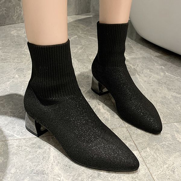 2020 fashion women boots special star glitter upper elegant ladies pointed toe ankle boots convenient zipper female boots, Black
2020 fashion women boots special star glitter upper elegant ladies pointed toe ankle boots convenient zipper female boots, Black