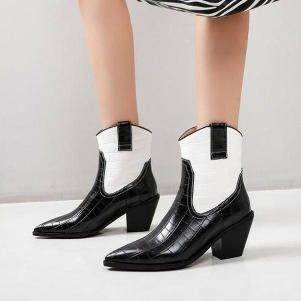 women ankle boots high heels shoes woman pu leather autumn warm pointed toe shoe chaussures femme zapatos mujer sapato d2099, Black
women ankle boots high heels shoes woman pu leather autumn warm pointed toe shoe chaussures femme zapatos mujer sapato d2099, Black