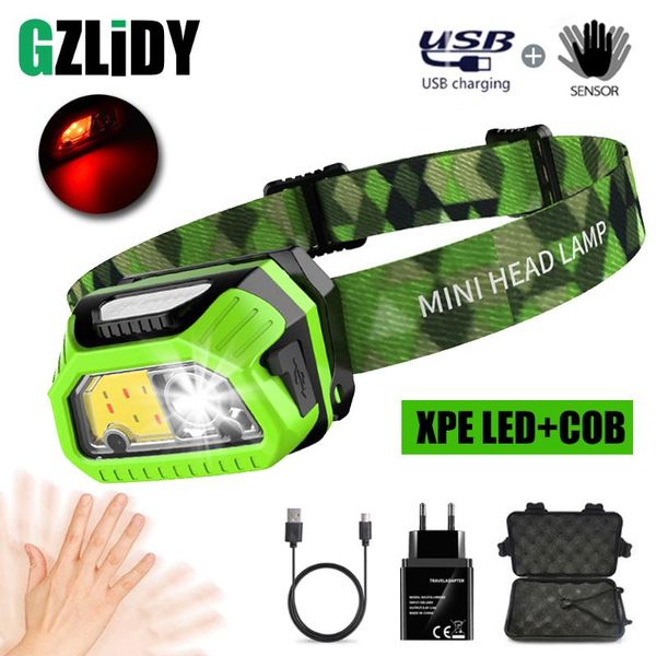 mini led headlamp ir induction headlight usb rechargeable portable fishing lantern with power display red light waterproof torch
mini led headlamp ir induction headlight usb rechargeable portable fishing lantern with power display red light waterproof torch
