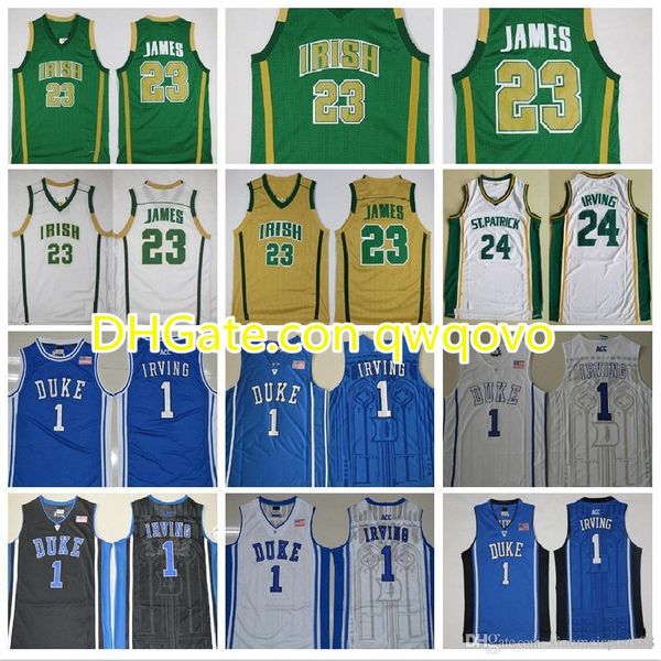 st vincent mary high school irish 23 lebron jerseys white green st. patrick kyrie irving basketball jersey blue devils, Black;red
st vincent mary high school irish 23 lebron jerseys white green st. patrick kyrie irving basketball jersey blue devils, Black;red