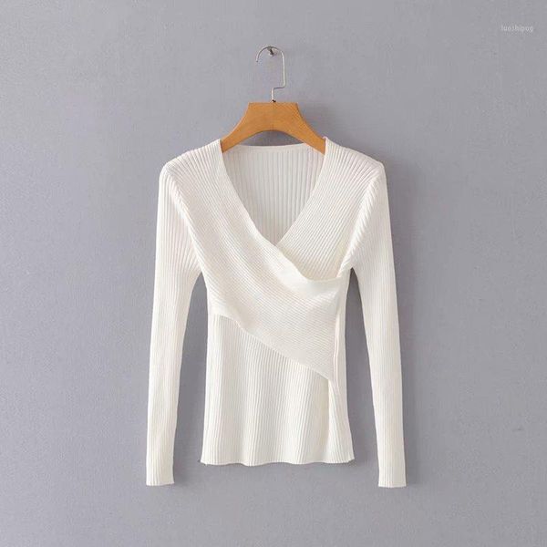 fashion women 121-40-1663 european and american fashion cross sweater1, White;black