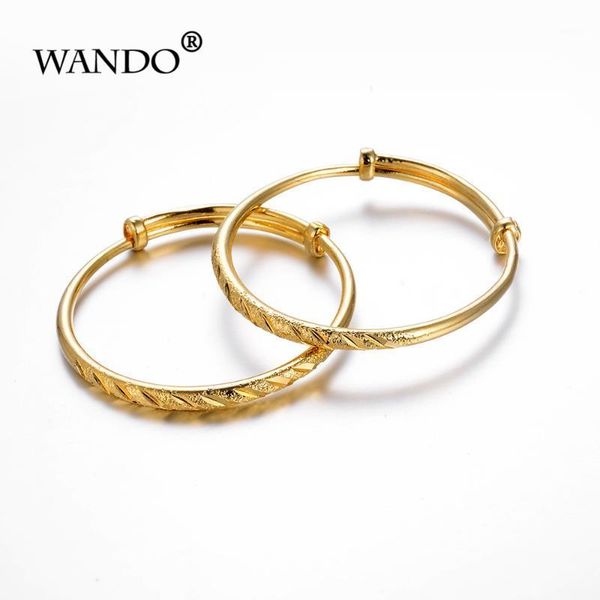 wando 2pcs gold color round bangle&bracelet for girls/baby/kids children's trend jewelry boy/girl's birthday christmas gifts b011, Black
wando 2pcs gold color round bangle&bracelet for girls/baby/kids children's trend jewelry boy/girl's birthday christmas gifts b011, Black