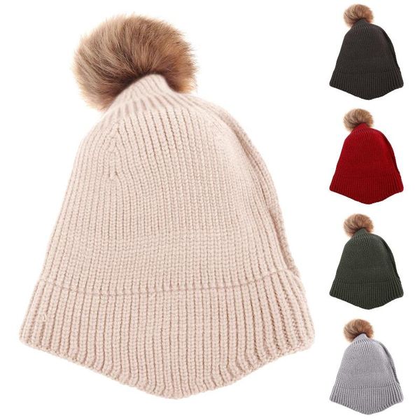 beanie/skull caps winter hats children cute solid color thick warm knitted beanie hat pompom skull cap skullies beanies 5 color, Blue;gray
beanie/skull caps winter hats children cute solid color thick warm knitted beanie hat pompom skull cap skullies beanies 5 color, Blue;gray