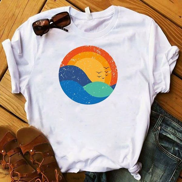 women lady t shirt round forest printed tshirt ladies short sleeve loose tee shirt women female clothes graphic t-shirt, White
women lady t shirt round forest printed tshirt ladies short sleeve loose tee shirt women female clothes graphic t-shirt, White