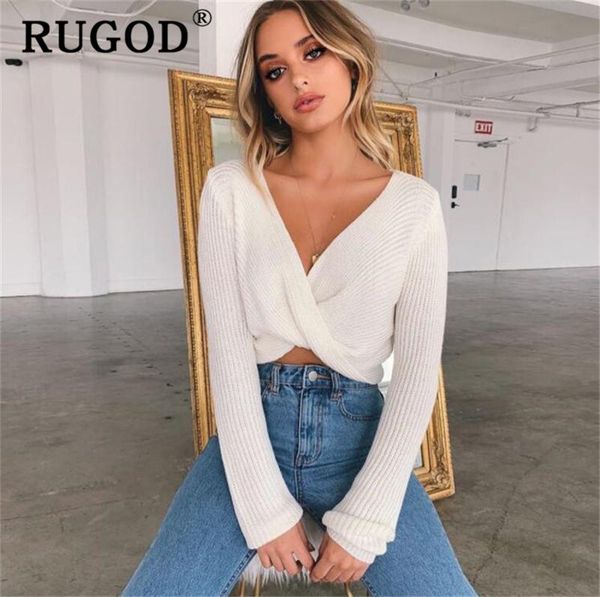 rugod 2020 new crop women knitted sweaters autumn winter v neck ladies warm pullover sweaters vintage short style, White;black
rugod 2020 new crop women knitted sweaters autumn winter v neck ladies warm pullover sweaters vintage short style, White;black