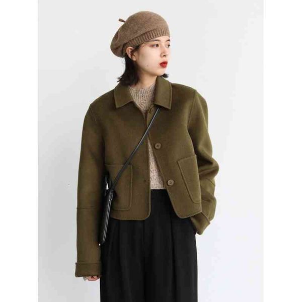 women's blouses & shirts chic ven short hand-made double-sided blazer suit woolen coat solid warm female office lady fashion winter aut, White
women's blouses & shirts chic ven short hand-made double-sided blazer suit woolen coat solid warm female office lady fashion winter aut, White