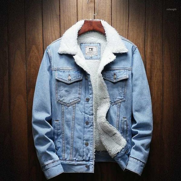 autumn and winter men larde size 6xl jacket and coat casual warm fleece denim jackets mens jean outwear male cowboy plus size1, Black;brown
autumn and winter men larde size 6xl jacket and coat casual warm fleece denim jackets mens jean outwear male cowboy plus size1, Black;brown